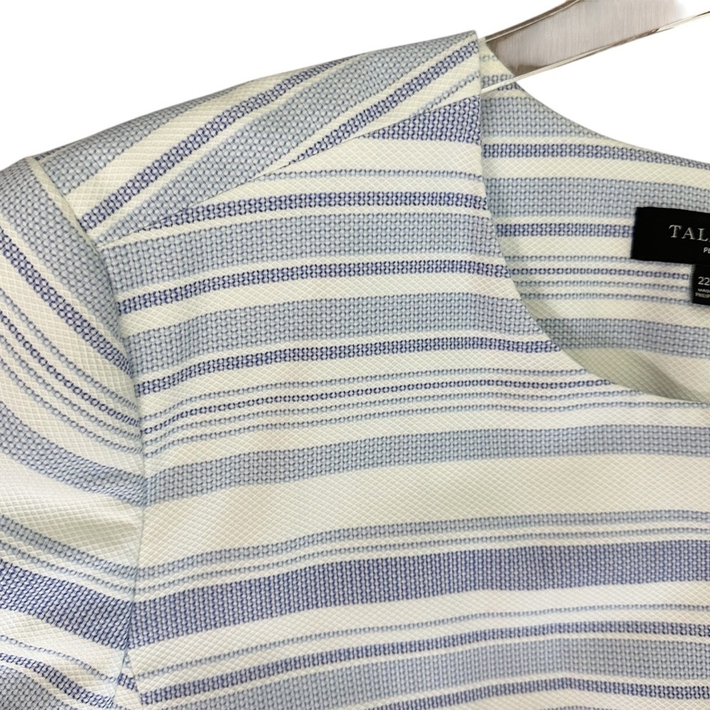 Talbots Stripe Biscay Open-Front Jacket Size 22w - image 5